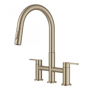 Oletto™ Bridge Kitchen Faucet with Pull-Down Spr...