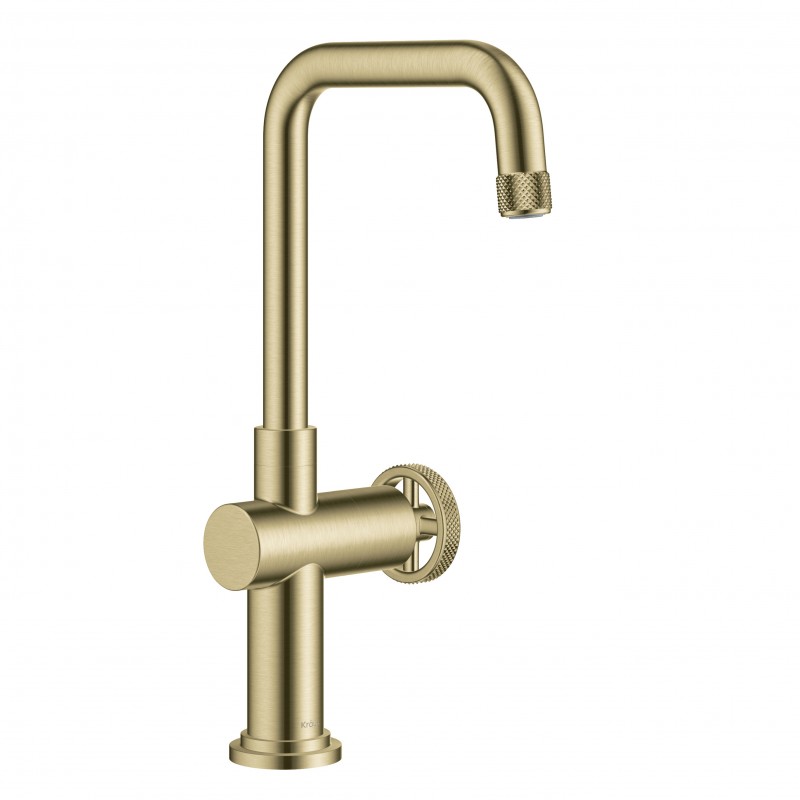 Urbix™ Industrial Single Handle Kitchen Bar Faucet in Brushed Gold
