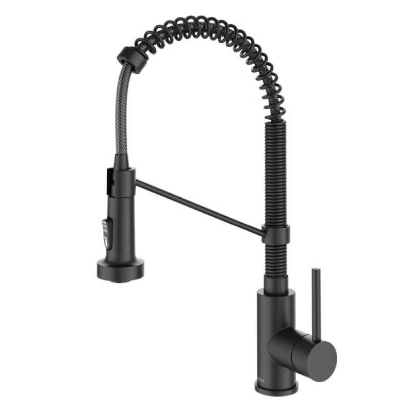 Bolden™ Touchless Sensor Commercial Pull-Down Single Handle 18-Inch Kitchen Faucet in Matte Black