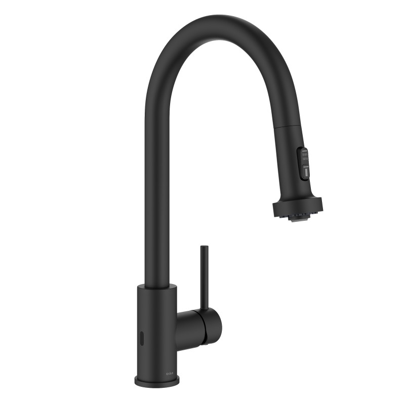 Bolden™ Touchless Sensor 2-Function Single Handle Pull Down Kitchen Faucet in Matte Black