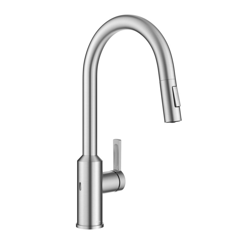 Oletto™ Touchless Sensor Pull-Down Single Handle Kitchen Faucet in Spot-Free Stainless Steel