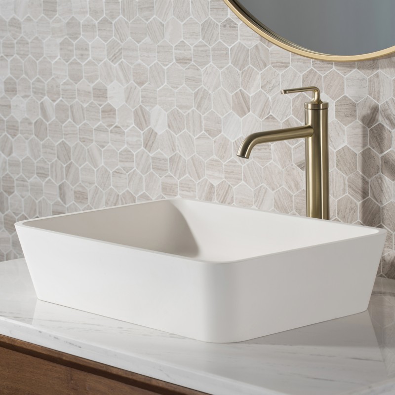 Ramus™ Single Handle Vessel Bathroom Sink Faucet with Pop-Up Drain in Brushed Gold (2-Pack)