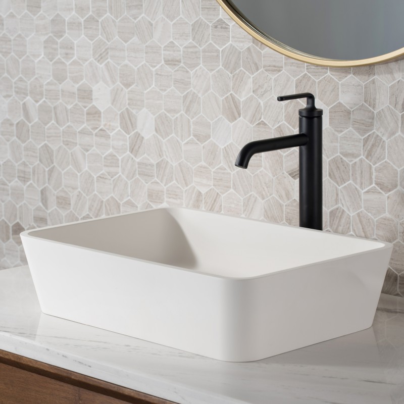 Ramus™ Single Handle Vessel Bathroom Sink Faucet with Pop-Up Drain in Matte Black (2-Pack)