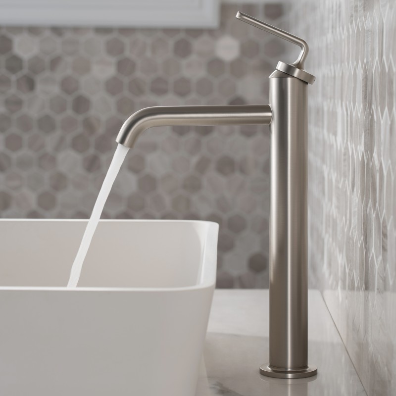 Ramus™ Single Handle Vessel Bathroom Sink Faucet with Pop-Up Drain in Spot Free Stainless Steel (2-Pack)