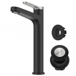 Indy™ Single Handle Vessel Bathroom Faucet in Sp...