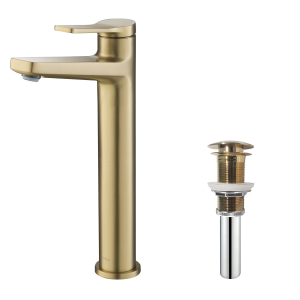 Indy™ Single Handle Vessel Bathroom Faucet and P...