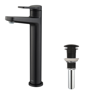 Indy™ Single Handle Vessel Bathroom Faucet and P...