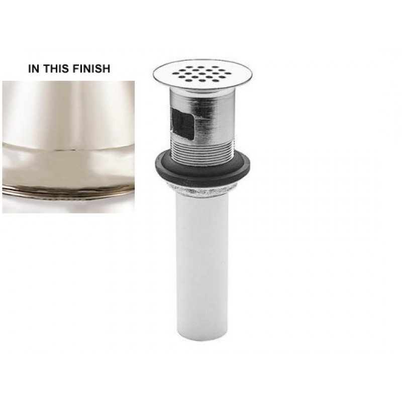 Pfister Grid Strainer with Overflow - Polished Nickel