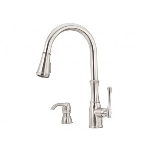 Wheaton 1-Handle, Pull-Down Kitchen Faucet - Stain...