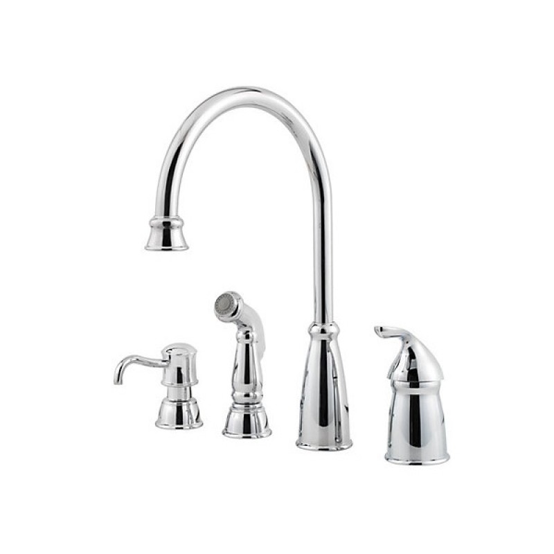 Avalon 1-Handle Kitchen Faucet - Polished Chrome