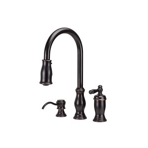 Hanover 1-Handle, Pull-Down Kitchen Faucet - Tusca...