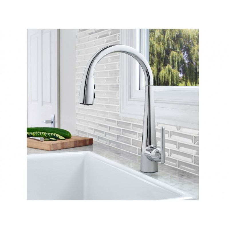 Lita With Xtract™ 1-Handle, Pull-Down Kitchen Faucet - Chrome