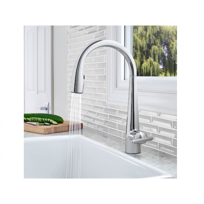 Lita With Xtract™ 1-Handle, Pull-Down Kitchen Faucet - Chrome
