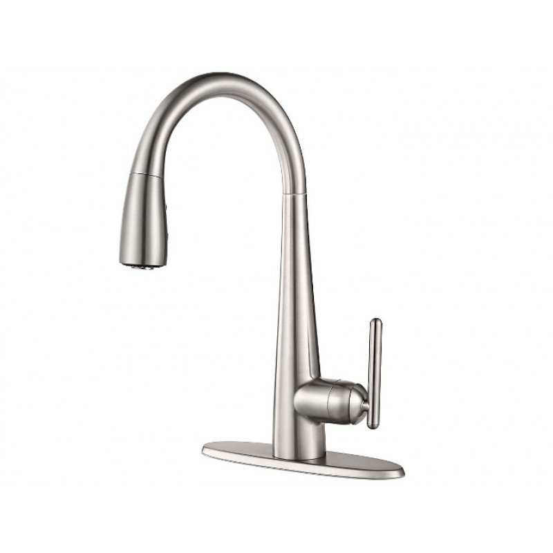 Lita With Xtract™ 1-Handle, Pull-Down Kitchen Faucet - Stainless Steel