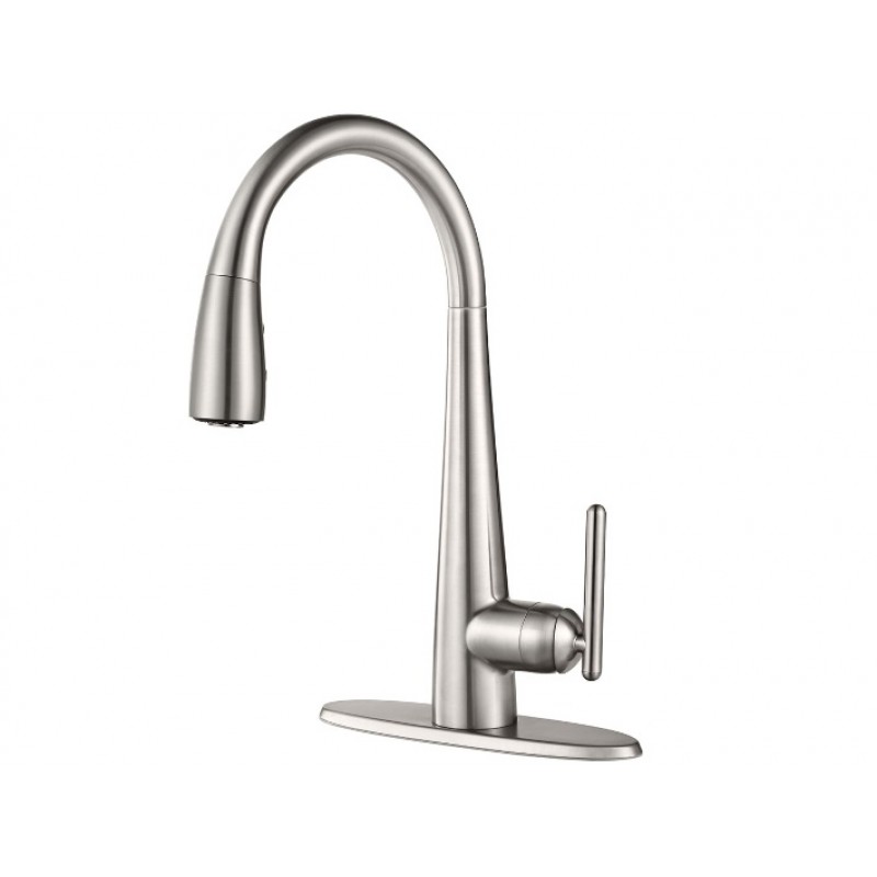Lita Pull-Down Kitchen Faucet - Stainless Steel