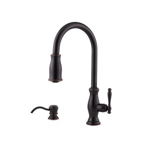 Hanover 1-Handle, Pull-Down Kitchen Faucet - Tusca...