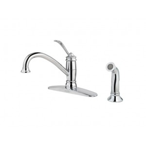 Brookwood 1-Handle Kitchen Faucet - Chrome