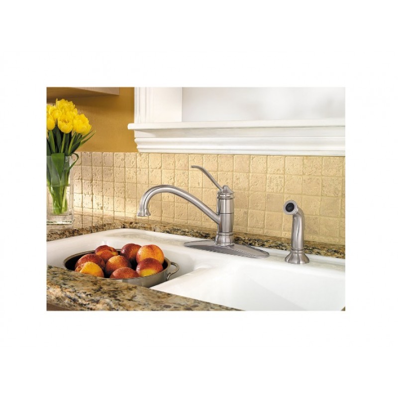 Brookwood 1-Handle Kitchen Faucet - Stainless Steel