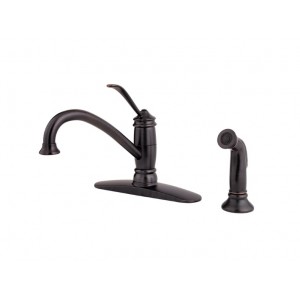 Brookwood 1-Handle Kitchen Faucet - Tuscan Bronze
