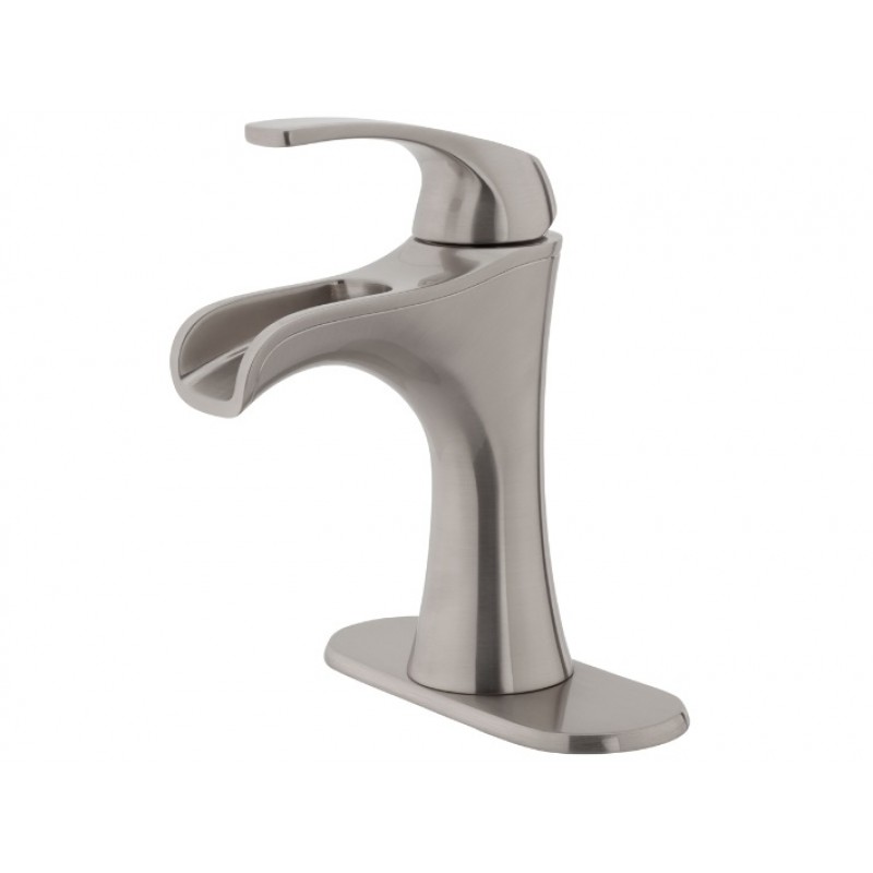 Jaida Single Control, Centerset Bath Faucet - Brushed Nickel