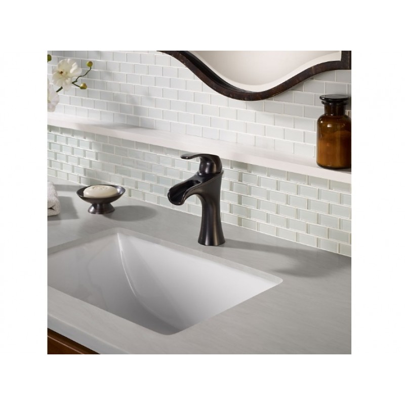 Jaida Single Control, Centerset Bath Faucet - Tuscan Bronze