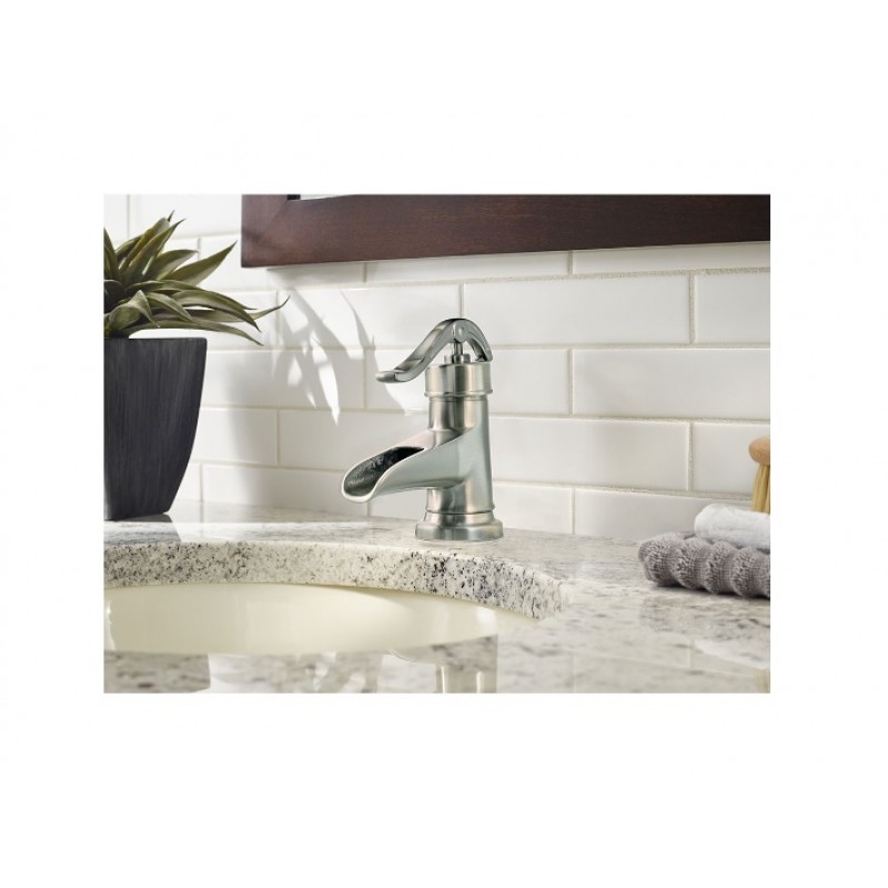 Pendleton Single Control, Centerset Bath Faucet - Brushed Nickel