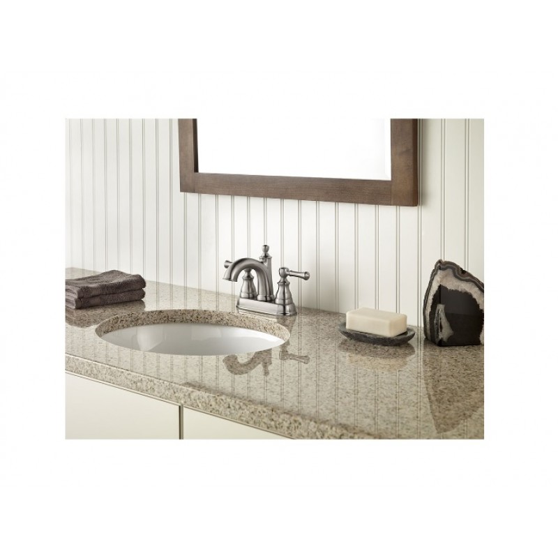 Autry Centerset Bath Faucet - Brushed Nickel
