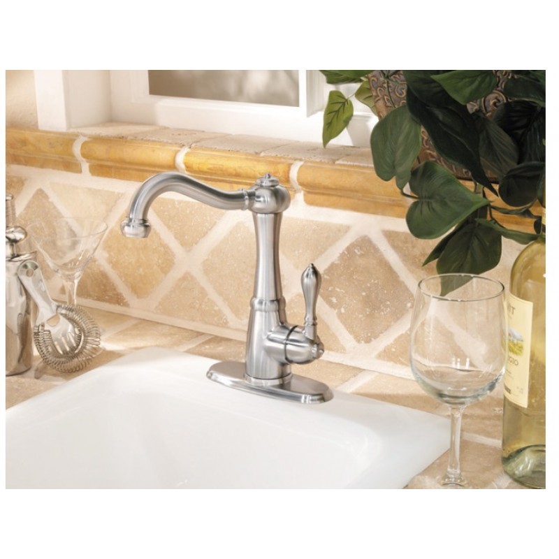 Marielle 1-Handle Bar And Prep Faucet - Stainless Steel