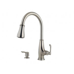 Ainsley 1-Handle, Pull-Down Kitchen Faucet - Stain...