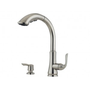 Avalon 1-Handle, Pull-Out Kitchen Faucet - Stainle...