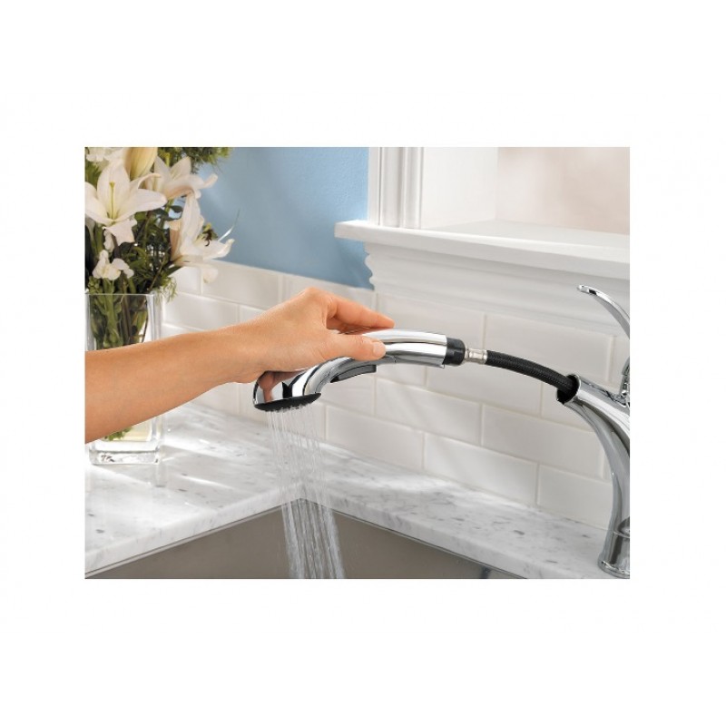 Clairmont 1-Handle, Pull-Out Kitchen Faucet - Chrome