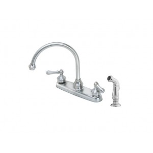 Savannah 2-Handle Kitchen Faucet - Stainless Steel