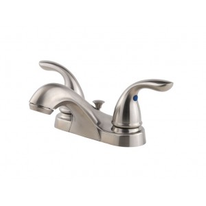 Classic Centerset Bath Faucet - Brushed Nickel