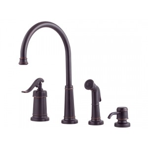 Ashfield 1-Handle Kitchen Faucet - Tuscan Bronze