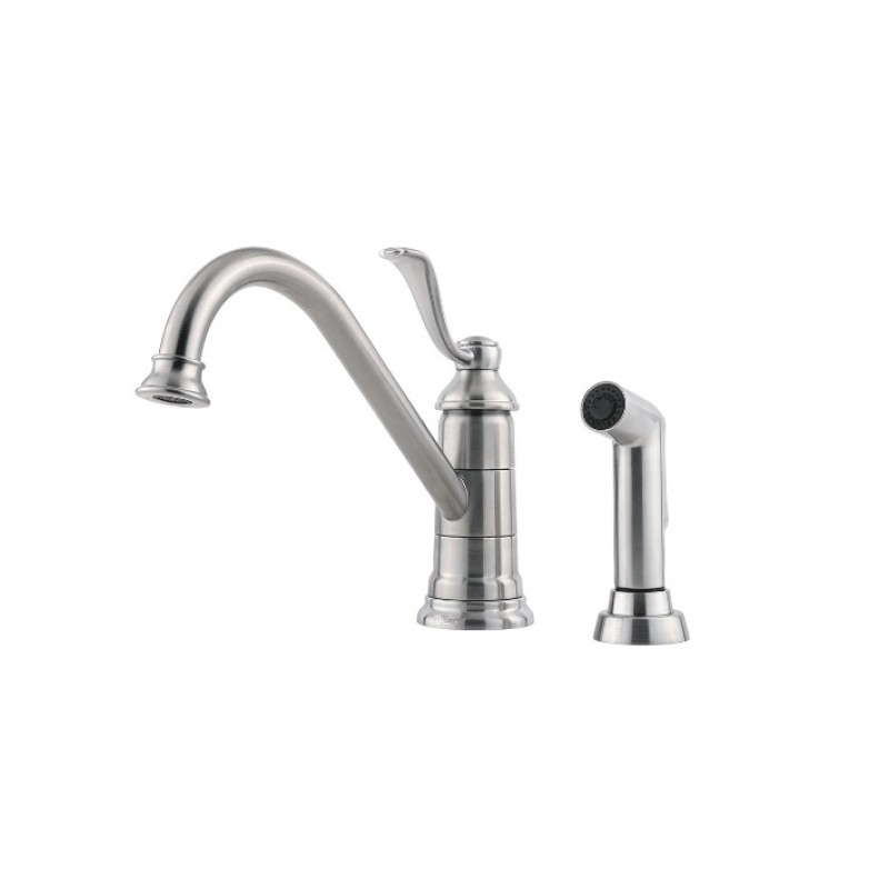 Portland 1-Handle Kitchen Faucet - Stainless Steel