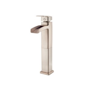 Kenzo Single Handle Trough Vessel Bath Faucet - Br...