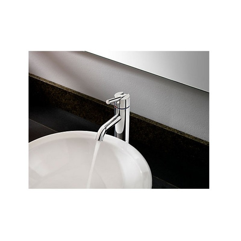 Contempra Single Handle Vessel Faucet - Polished Chrome