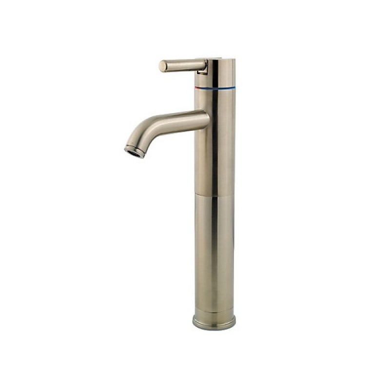 Contempra Single Handle Vessel Faucet - Brushed Nickel