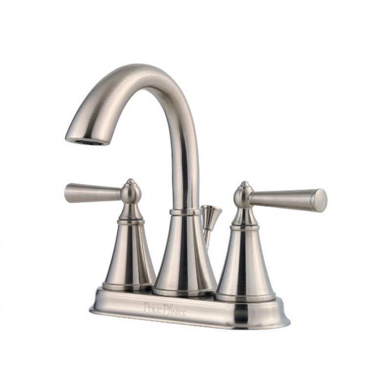 Saxton Centerset Bath Faucet - Brushed Nickel