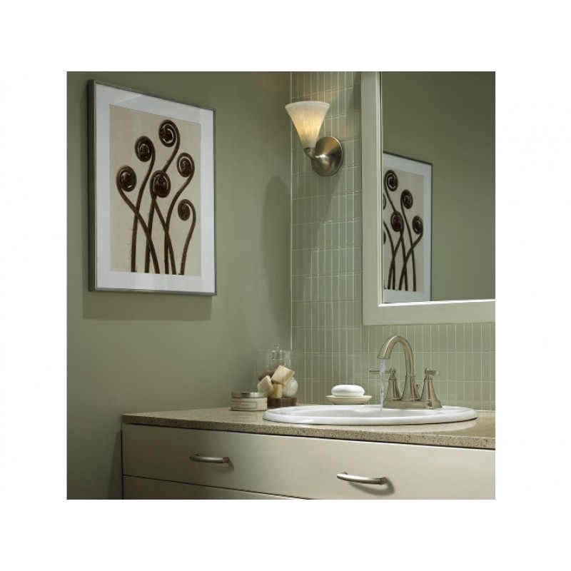 Saxton Centerset Bath Faucet - Brushed Nickel