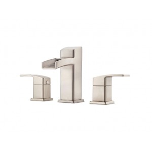 Kenzo Widespread Trough Bath Faucet - Brushed Nick...