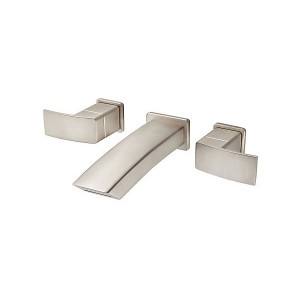 Kenzo Wall Mount Widespread Bath Faucet - Brushed ...