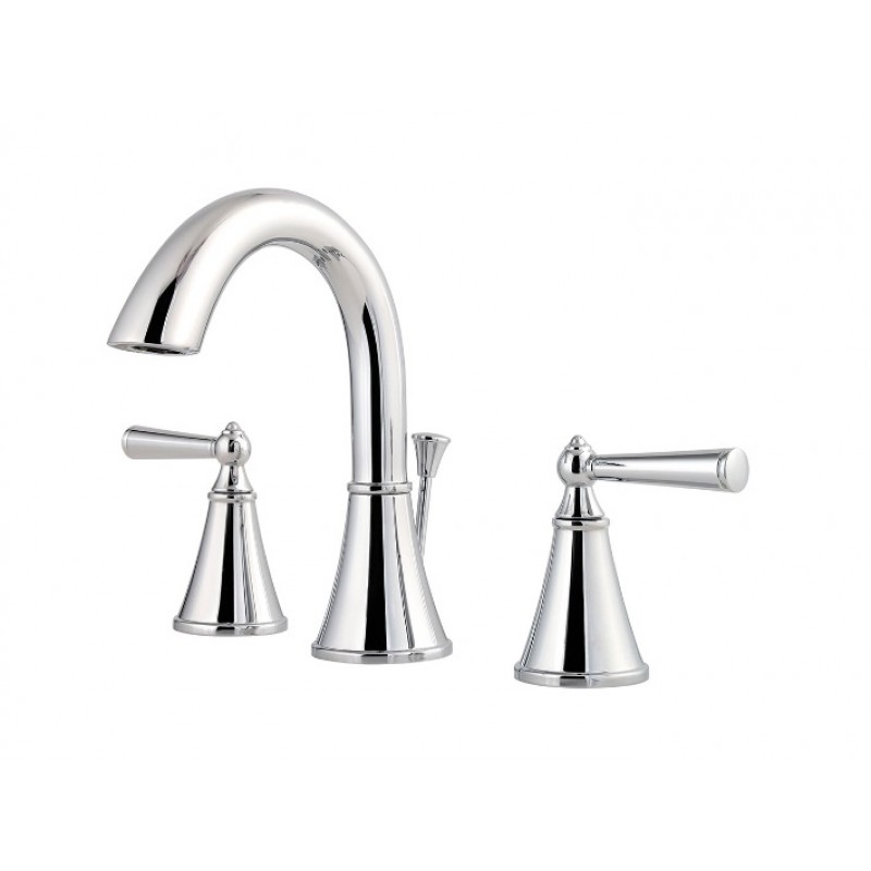 Saxton Widespread Bath Faucet - Polished Chrome