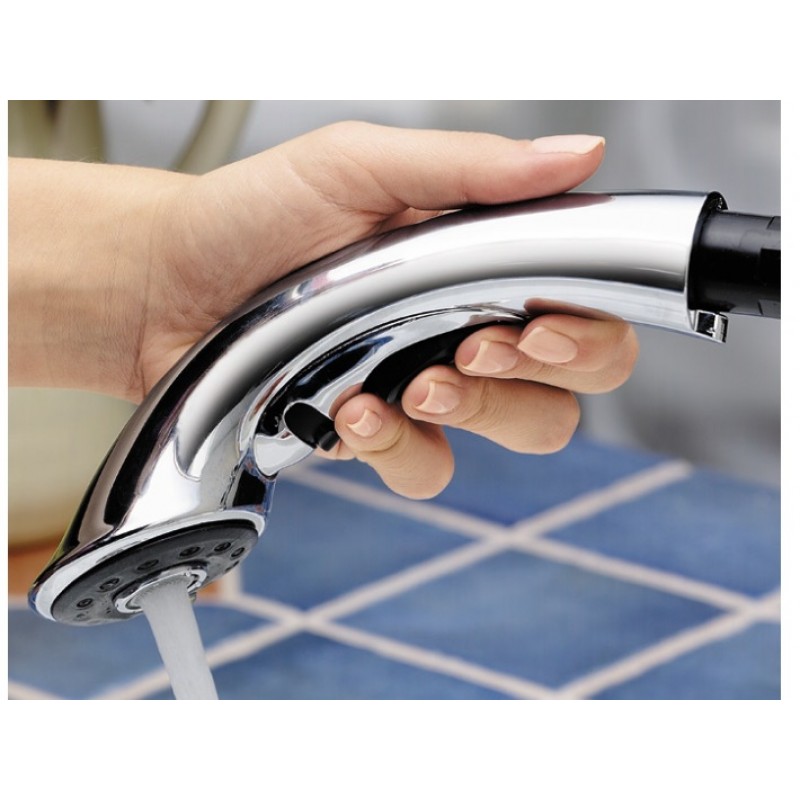 Marielle 1-Handle, Pull-Out Kitchen Faucet - Chrome