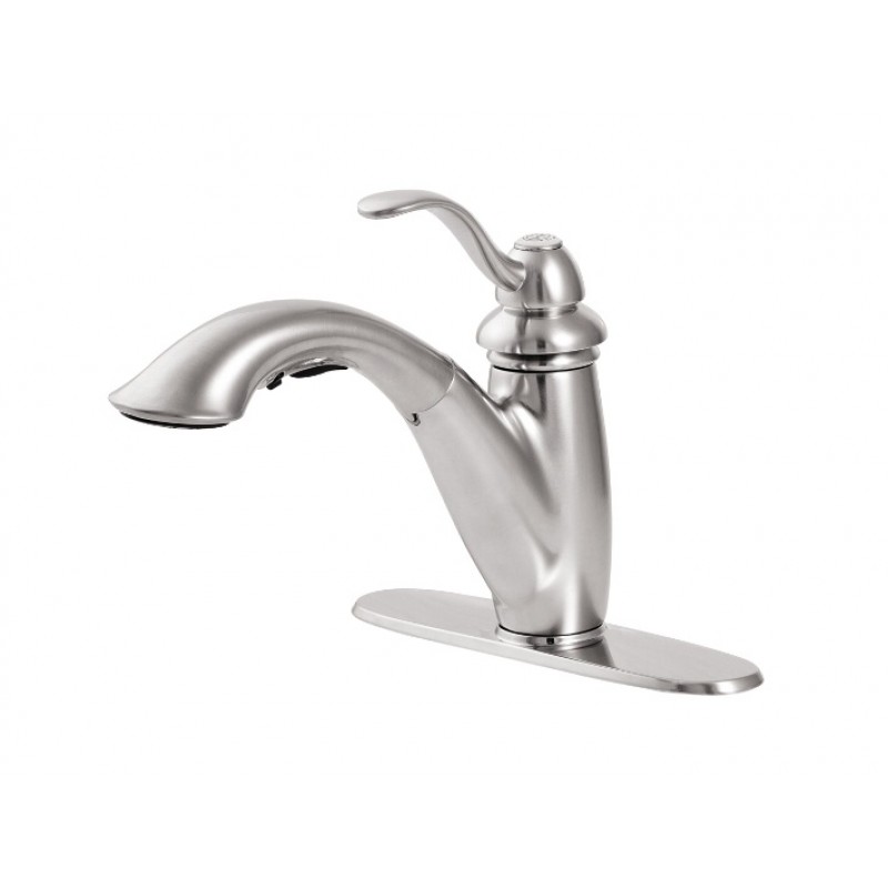 Marielle 1-Handle, Pull-Out Kitchen Faucet - Stainless Steel