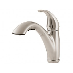 Parisa 1-Handle, Pull-Out Kitchen Faucet - Stainle...