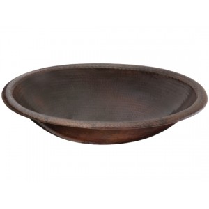Copper Bathroom Sink - Matisse Oval Black With Dra...