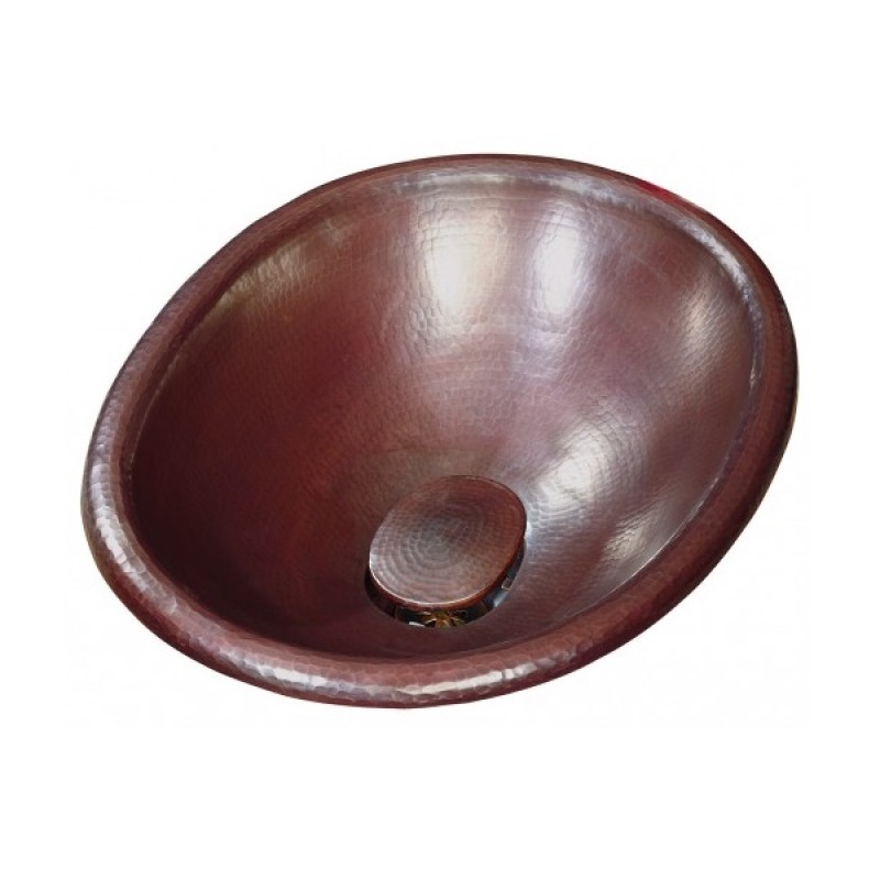 Matisse Copper Sink With Drain Cover