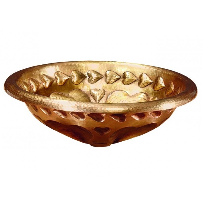 Milagro II Copper Sink With Drain