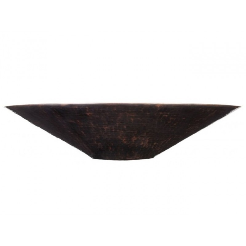 Chakra Double Wall Black Nickel Vessel Sink With Drain